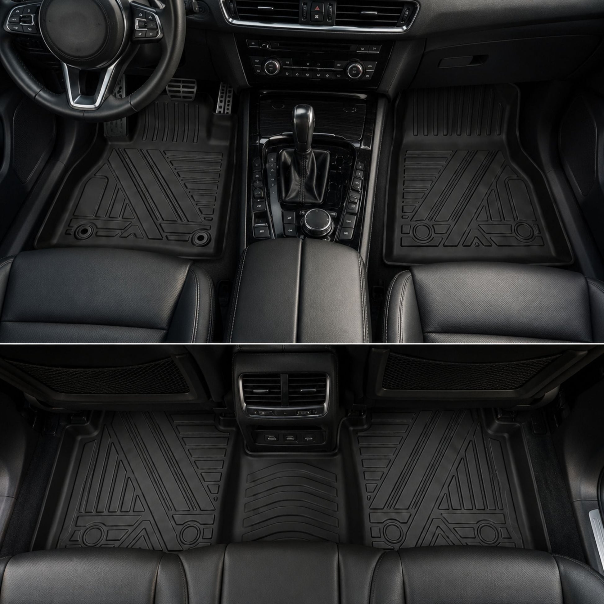 Tapis de voiture 7D installation facile - ajustement parfait toutes marques - Accessoire Taf Maroc