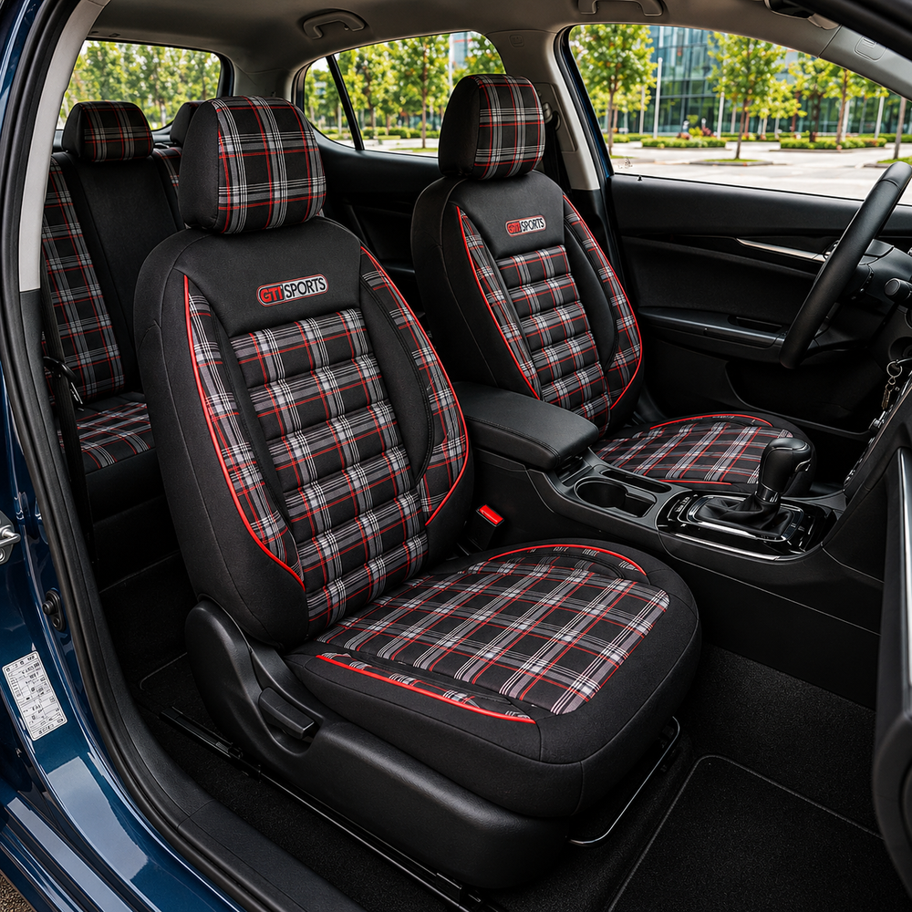 Housses de siège GTI sports sur mesure style racing, confort et protection